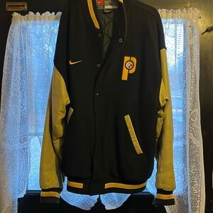 STEELERS LARGE BUTTON UP COAT